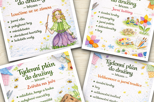 Týdenní plány do družiny – BŘEZEN