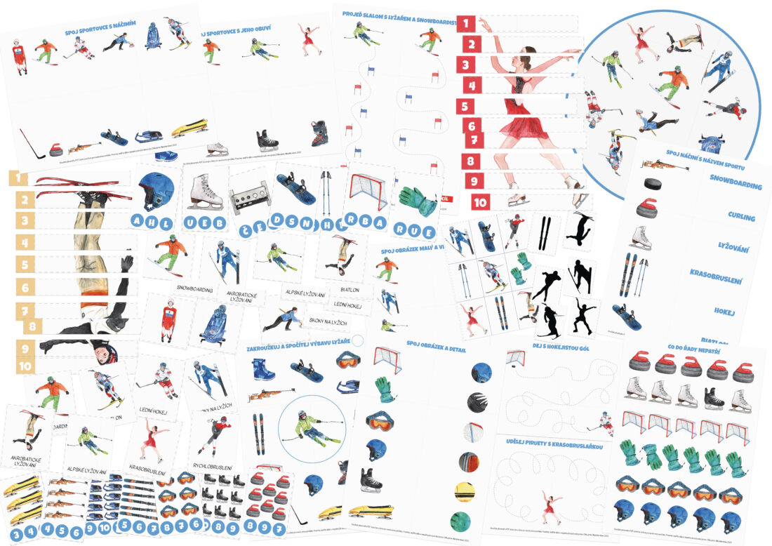 Zimní sporty – výukové aktivity