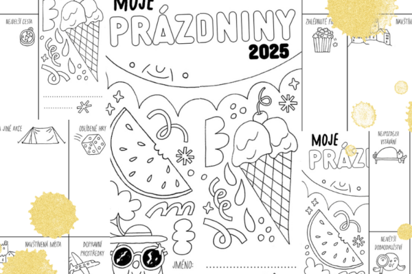 Moje prázdniny – miniknížka
