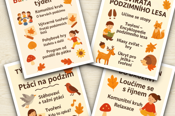 Týdenní plány do družiny – říjen