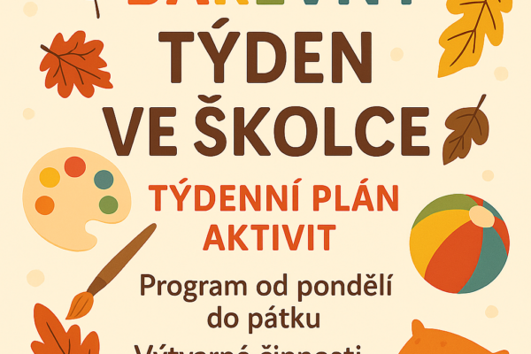 Barevný týden – plán do MŠ