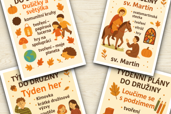 Týdenní plány do družiny – listopad