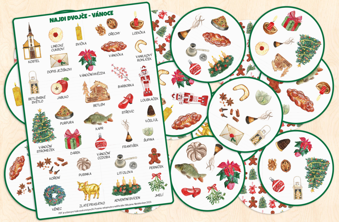 Vánoce – najdi dvojče
