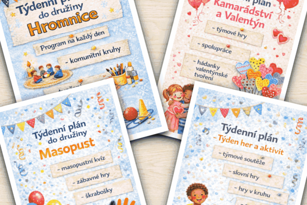 Týdenní plány na únor